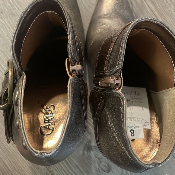 Carlos Santana Stiletto Boots w/ Buckle. Size 8. - Picture 9 of 10